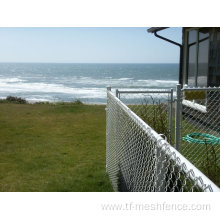 Chain link fence for playground